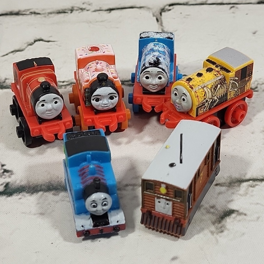 Thomas And Friends Mini Train Engines Rolling Figures Assorted Lot Of 6